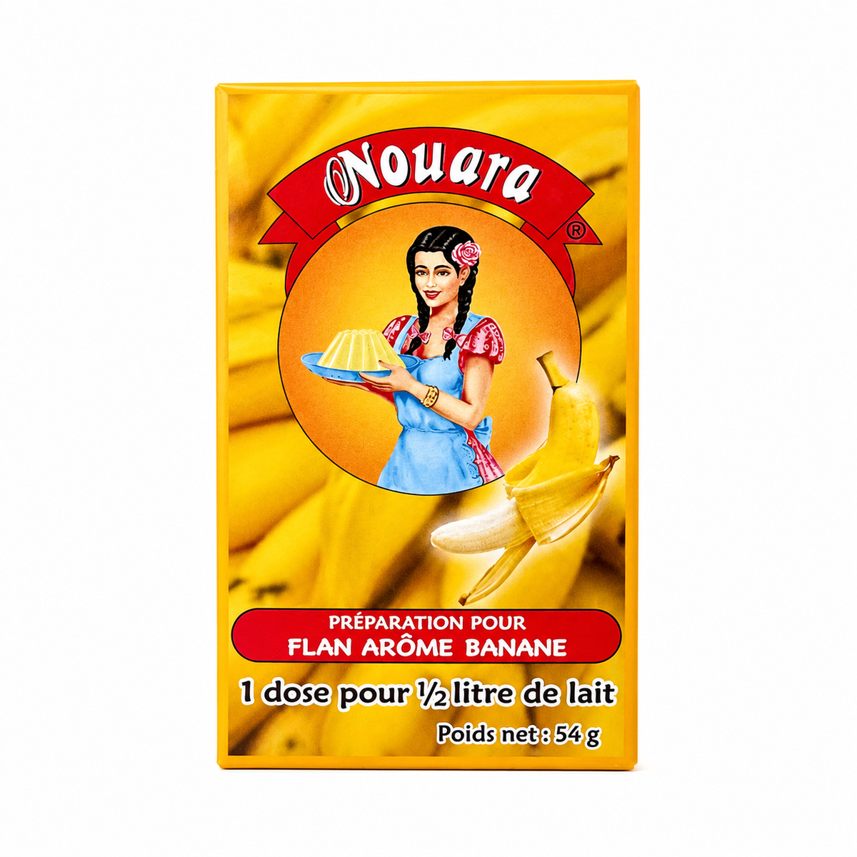 Préparation pour Flan Dessert Banane Nouara 54 g