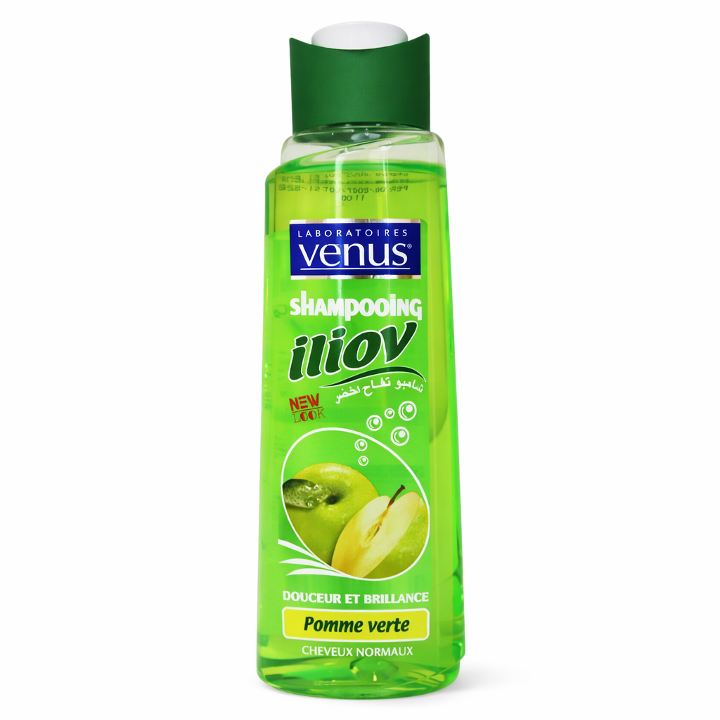 Shampoing Vénus Iliov Pomme Verte Cheveux Normaux Fraîcheur & Brillance 400 ml
