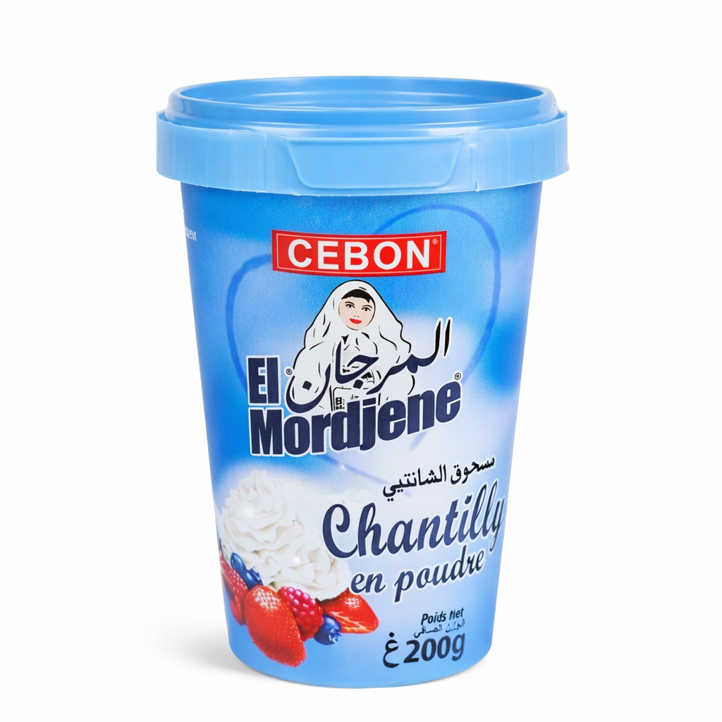 El Mordjène Chantilly en Poudre 200 g – Préparation pour Chantilly