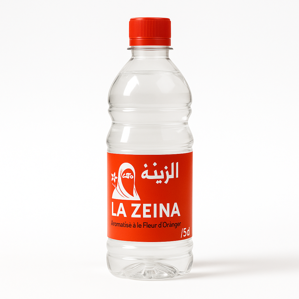 Eau de Fleur d'Oranger LA ZEINA 75 cl – Arôme naturel pour pâtisserie et cuisine orientale