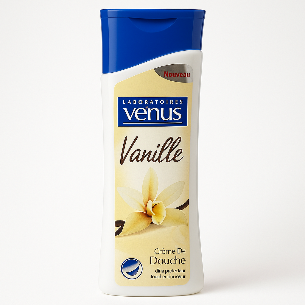 Crème de Douche Vénus Vanille 240 ml – Douceur & Hydratation