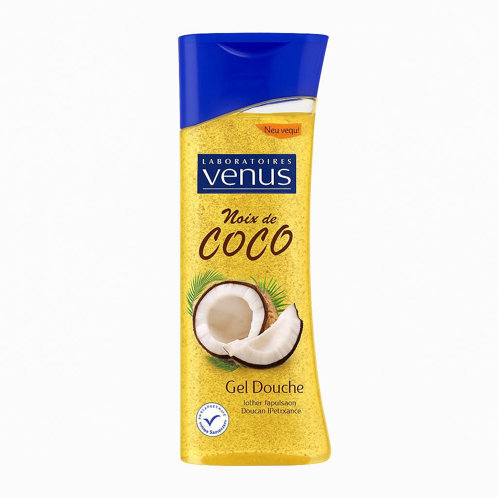 Gel Douche Vénus Noix de Coco 240 ml – Douceur & Nutrition