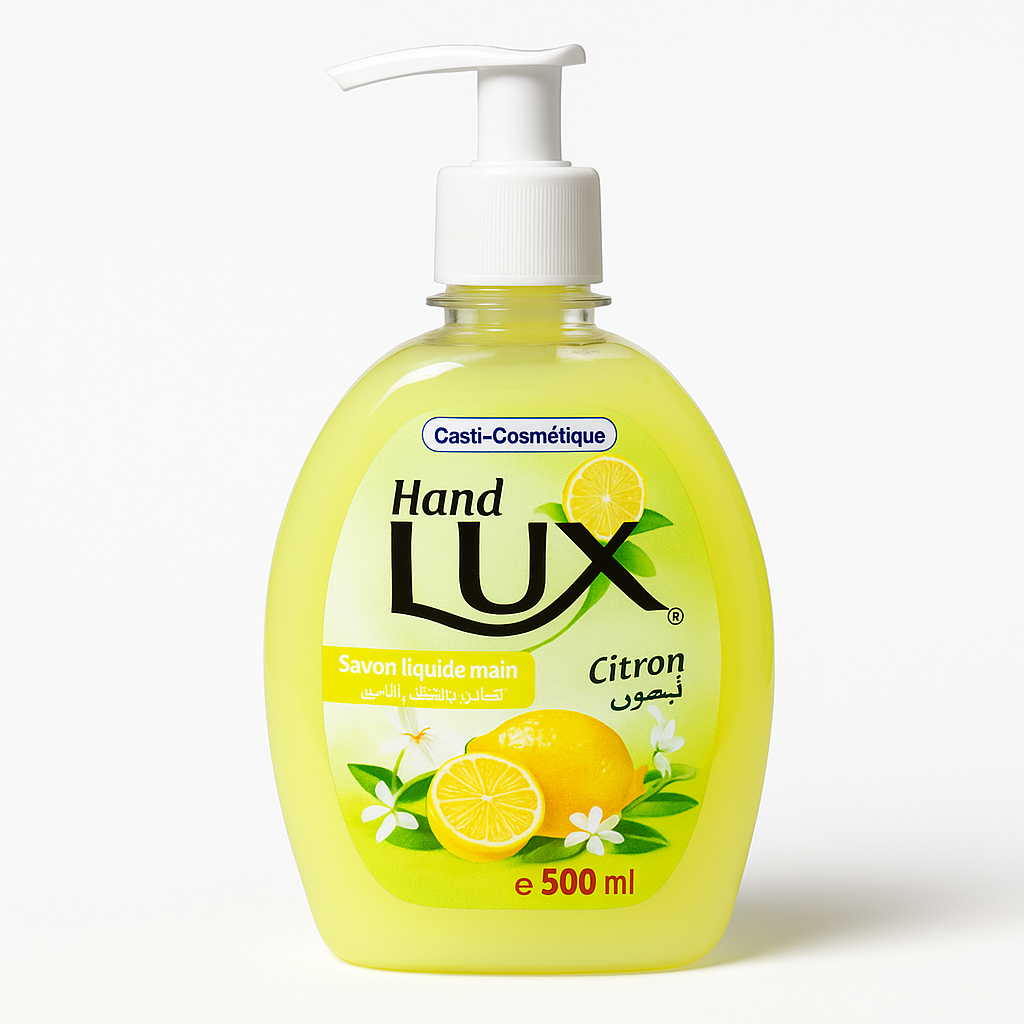 Savon Liquide Mains Hand Lux Citron 500 ml – Fraîcheur & Douceur
