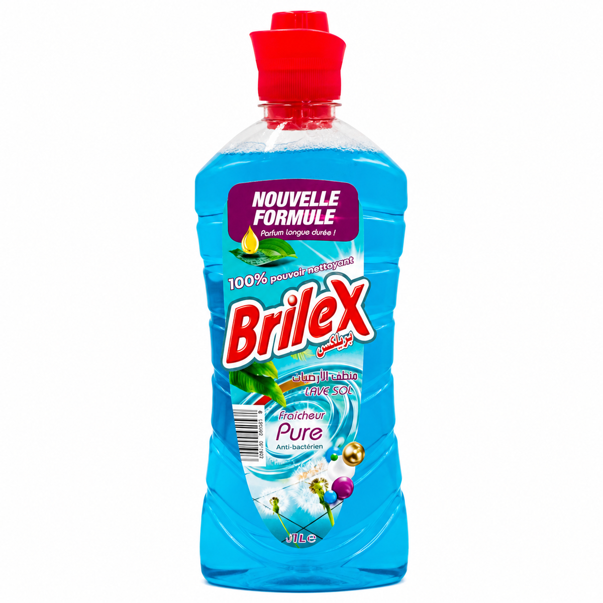 BRILEX Fraîcheur Pure Citron & Tea Tree 1 L – Nettoyant Sol Antibactérien Algérien