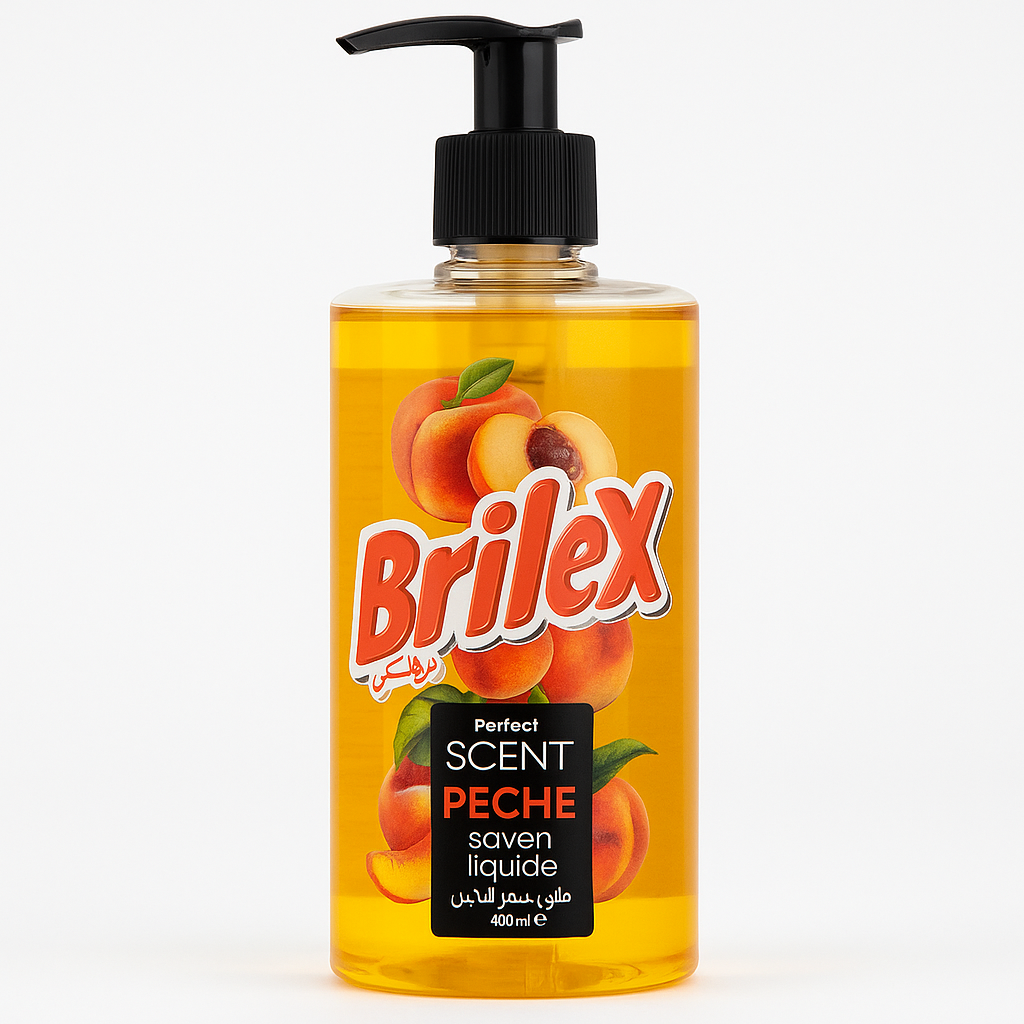 Savon Liquide Mains BRILEX Perfect Scent Pêche 400 ml
