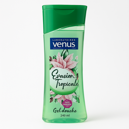 Gel Douche Vénus Évasion Tropicale 240 ml – Parfum Exotique