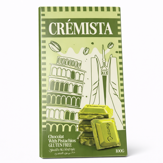 Dreamy Crémista Pistache 100 g – Chocolat au Lait Fourré