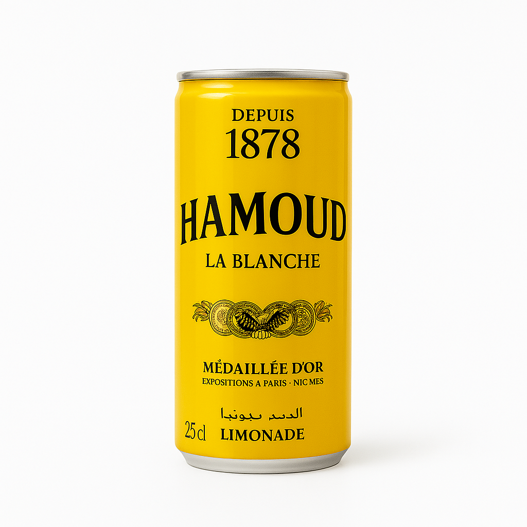 Hamoud Boualem Citron – Boisson gazeuse algérienne (25 cl, 33 cl, 1 L, 1,5 L & 2 L)