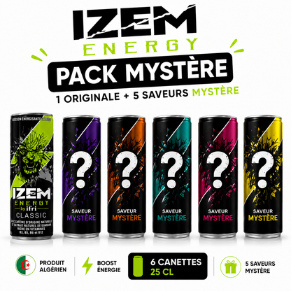 Coffret Découverte IZEM Energy – Boisson Énergisante Algérienne