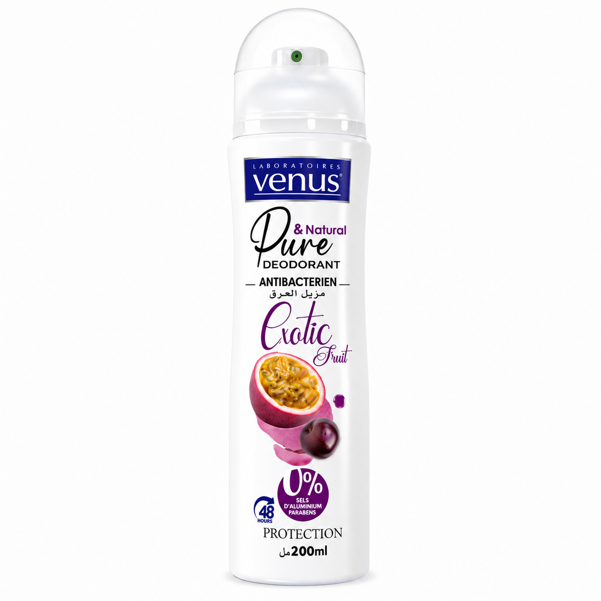 Déodorant Venus Pure & Natural Exotic Fruit 200 ml