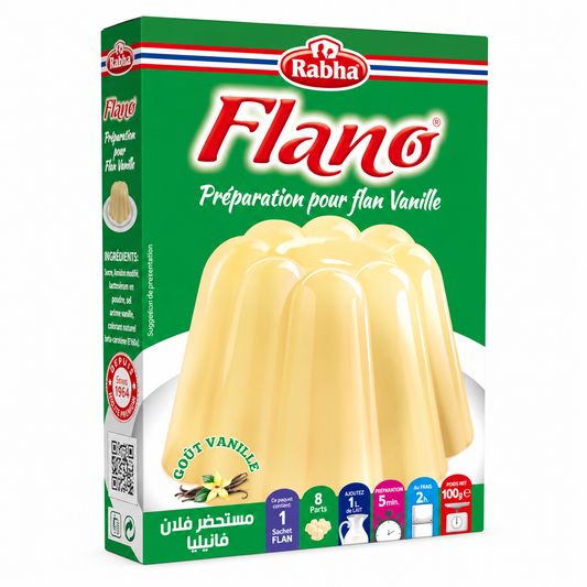 Préparation pour Flan Rabha Vanille 100 g – Dessert Saveur Vanille