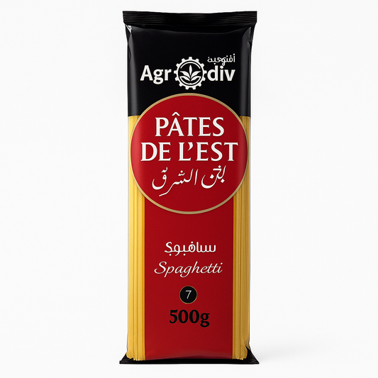 Spaghetti n°7 Pâtes de l'Est Agrôdiv 500 g – Spaghetti en Semoule de Blé Dur