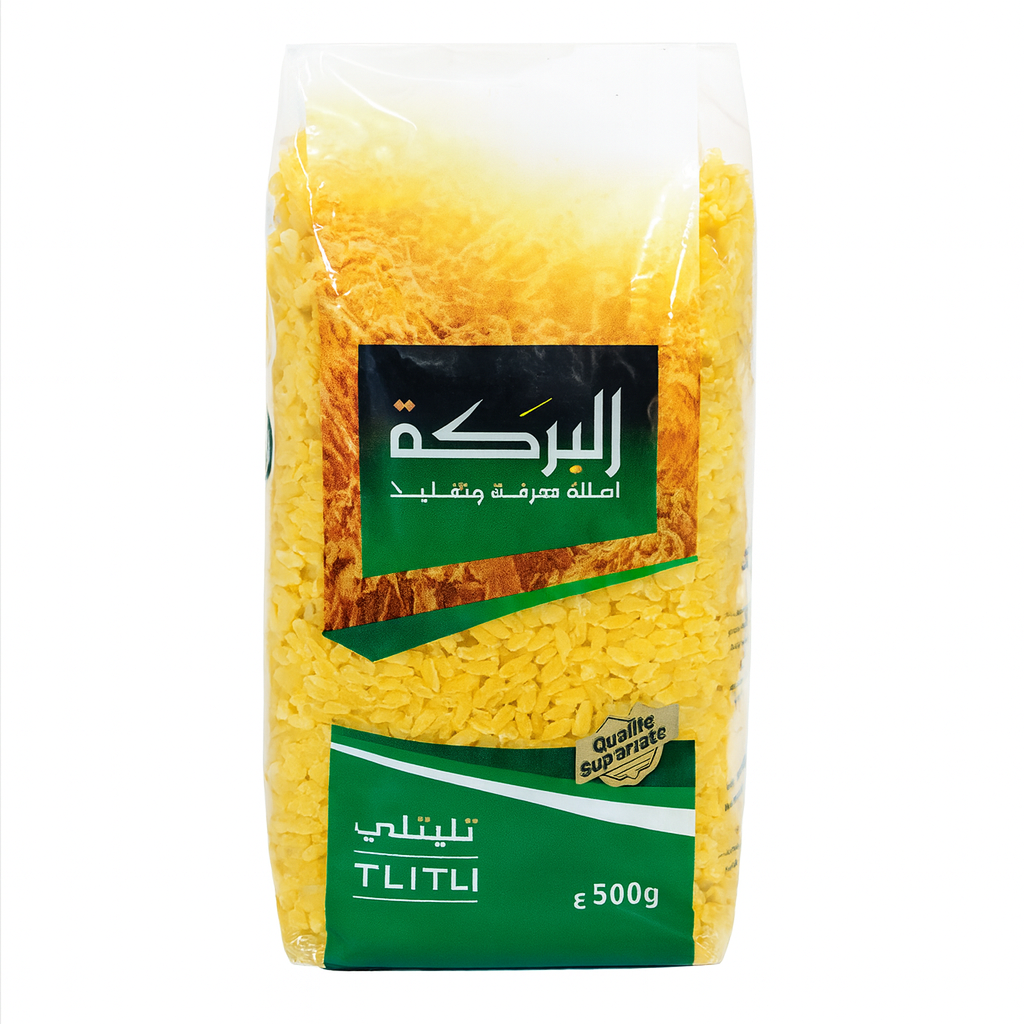 Tlitli El Baraka 500 g – Langues d'Oiseaux Algériennes en Semoule de Blé Dur