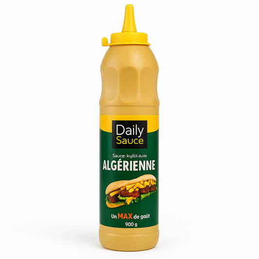 Daily Sauce Algérienne 900 g – Sauce Crémeuse pour Tacos, Sandwichs & Grillades
