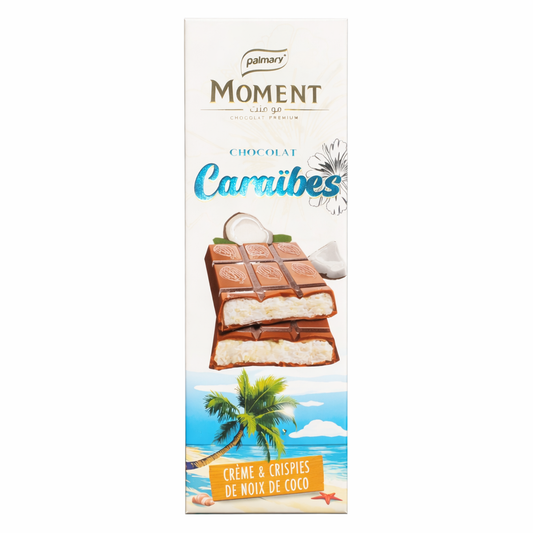 Palmary Moment Caraïbes Noix de Coco 150 g – Chocolat Fourré