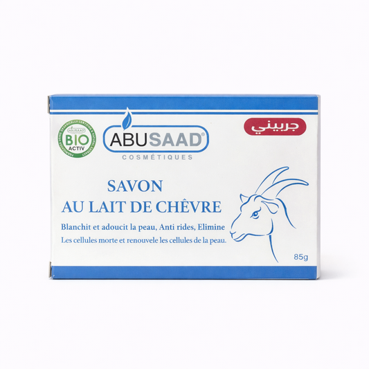Savon au Lait de Chèvre ABUSAAD Visage & Corps Hydratant 85 g