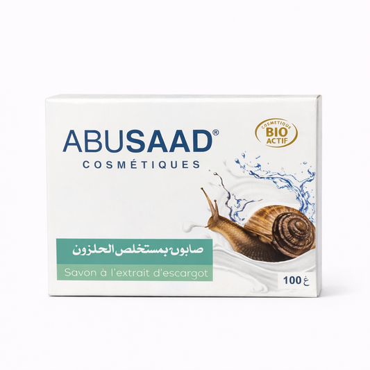 Savon à l'Extrait d'Escargot ABUSAAD Visage & Corps Régénérant 100 g