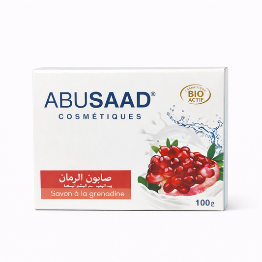 Savon à la Grenade ABUSAAD Visage & Corps Revitalisant 100 g