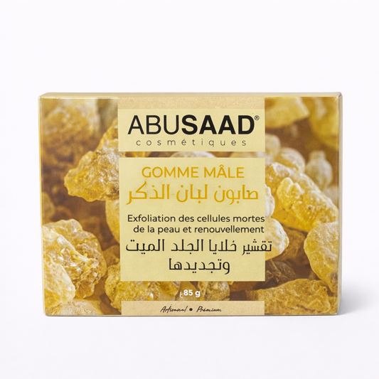 Savon Gommage à la Gomme Mâle ABUSAAD Visage & Corps Exfoliant 85 g
