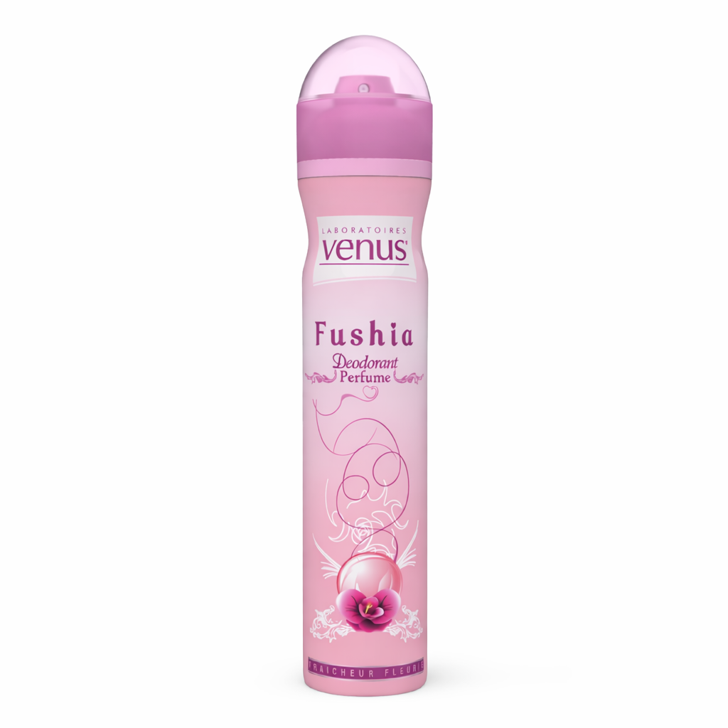 Déodorant Vénus Fushia Spray Floral Protection 24 h 200 ml