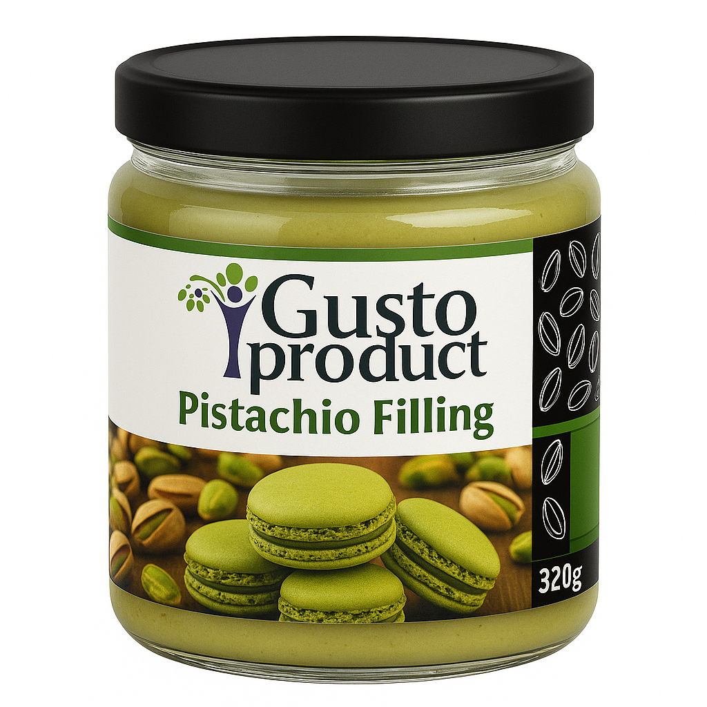 Crème de Pistache 20 % GUSTO PRODUCT 320 g & 2 kg pour Pâtisserie