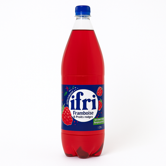 Ifri Framboise & Fruits Rouges 1,25 L – Boisson gazeuse algérienne