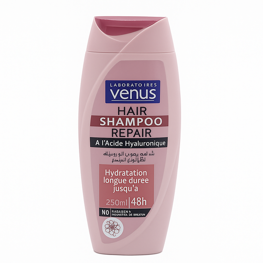 Shampoing Vénus Acide Hyaluronique 250 ml – Hydratation Intense