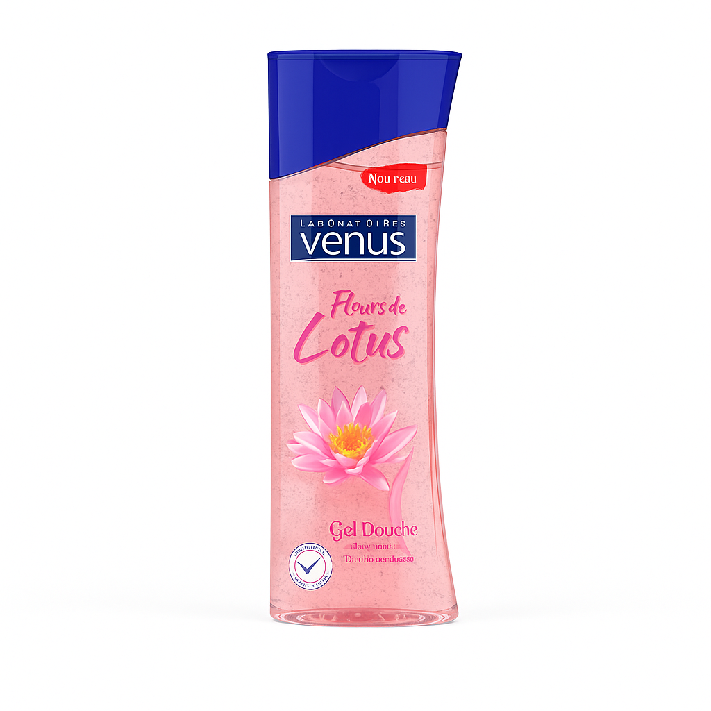 Gel Douche Vénus Fleur de Lotus 240 ml – Soin Hydratant