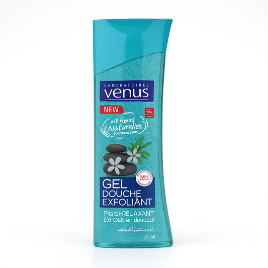 Gel Douche Exfoliant Vénus Plaisir Relaxant 240 ml – Gommage Relaxant