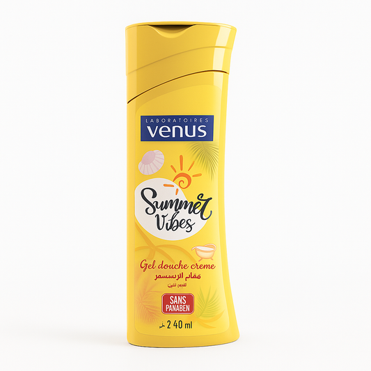 Gel Douche Crème Vénus Summer Vibes 240 ml – Parfum Fruité & Acidulé