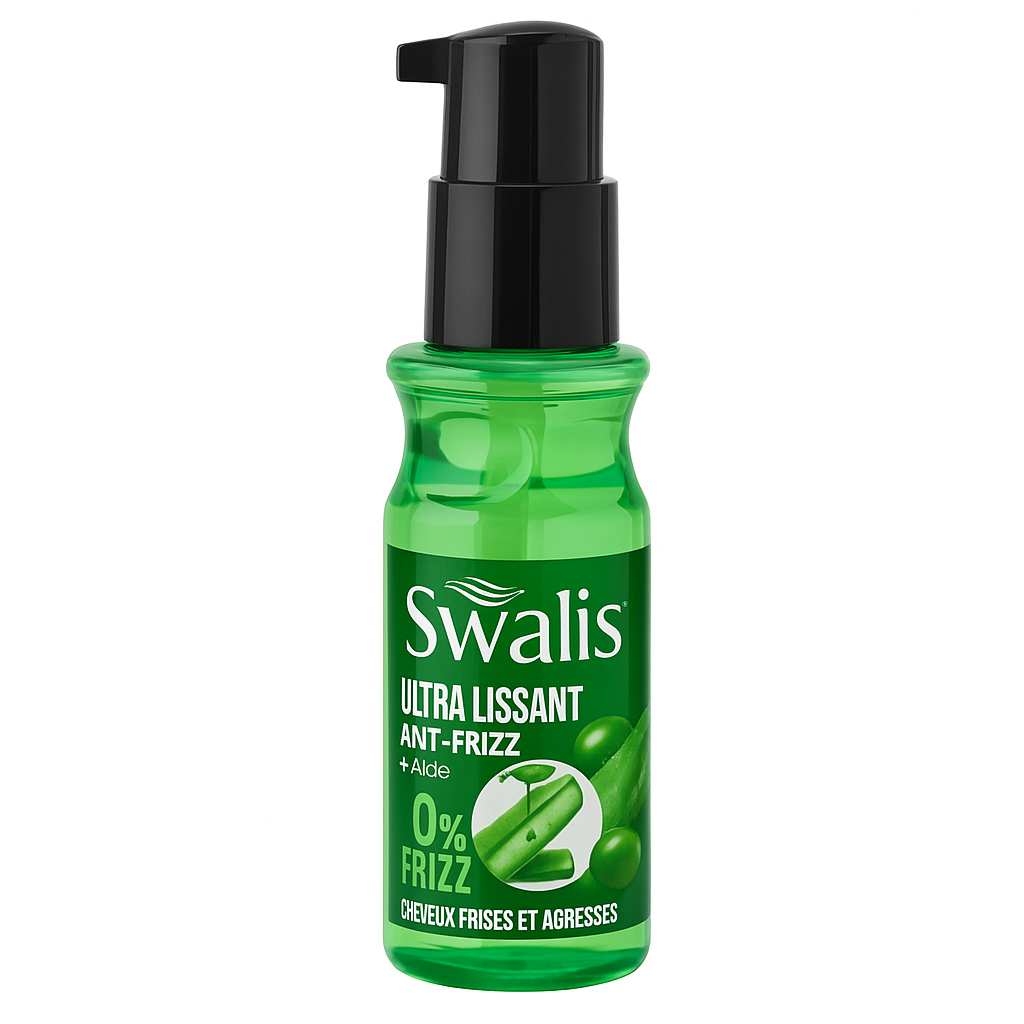 Sérum Anti-Frizz SWALIS Ultra Lissant 90 ml – Maîtrise des Frisottis & Cheveux Disciplinés