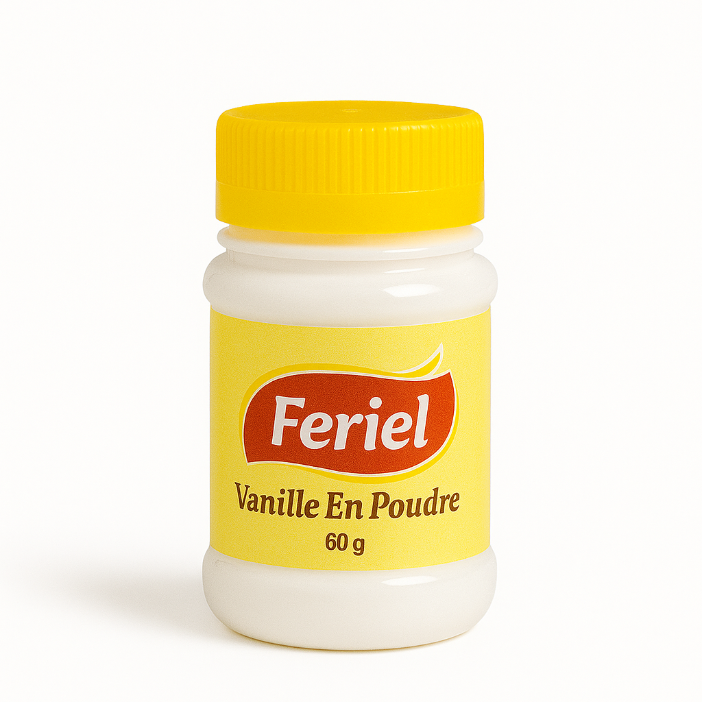 Vanille en Poudre Feriel 60 g pour Gâteaux et Pâtisserie