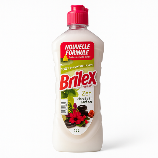 BRILEX Zen 1 L – Nettoyant Sol Antibactérien Parfum Floral