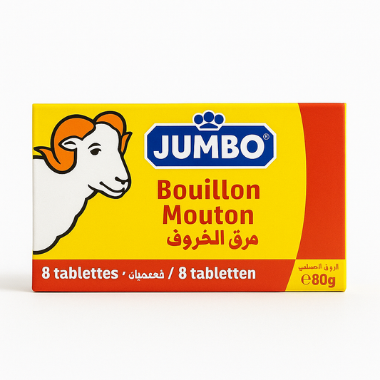 Bouillon Mouton JUMBO 8 Cubes 80 g – Bouillon Saveur Mouton