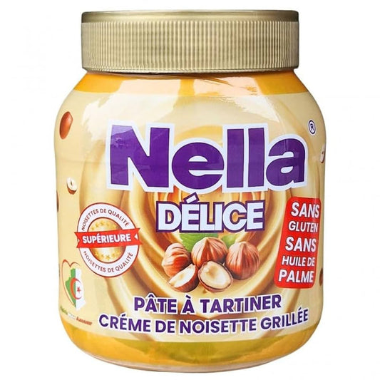 Pâte à Tartiner Nella Délice Noisette Grillée 700 g Sans Huile de Palme