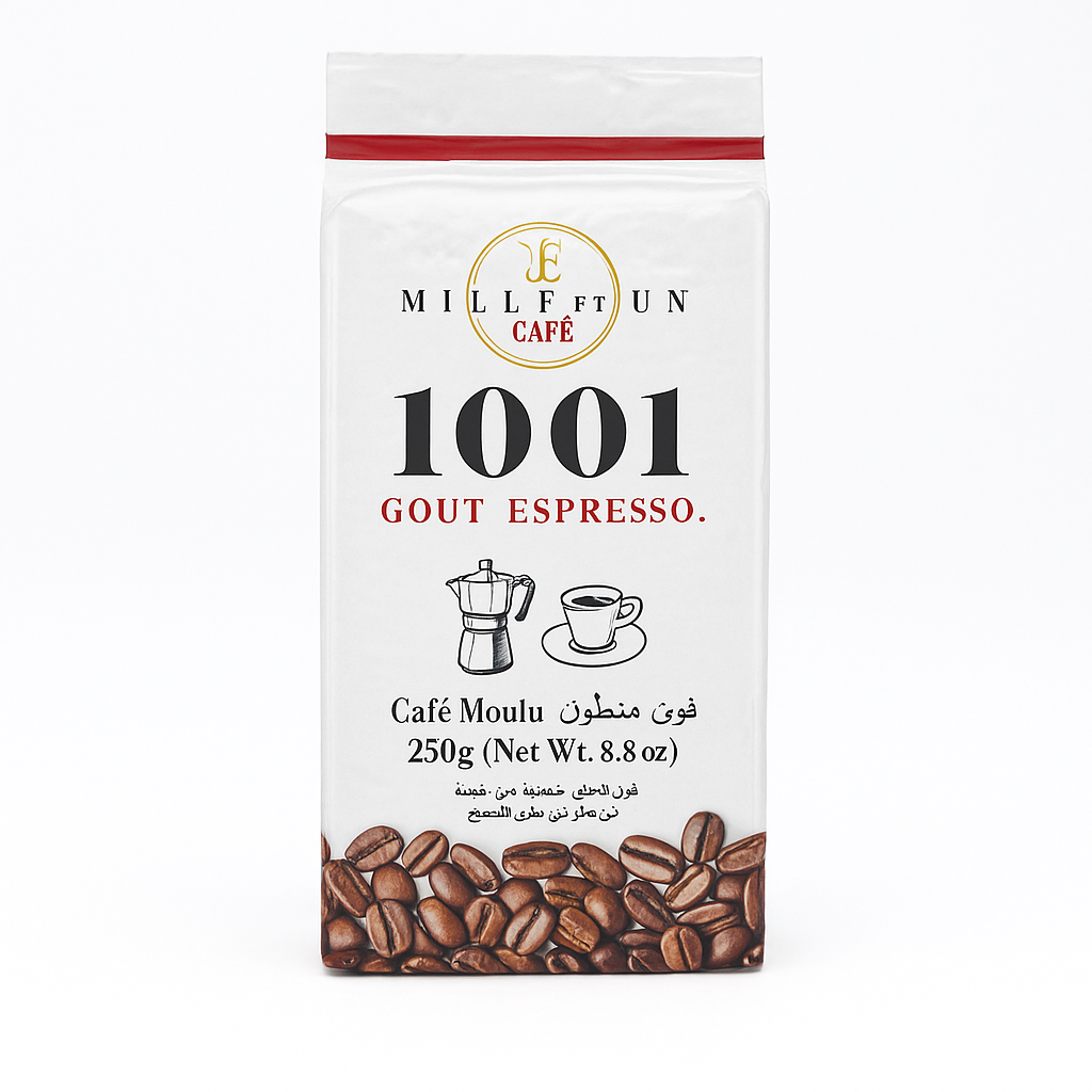 Café 1001 Goût Espresso 250 g – Café algérien moulu