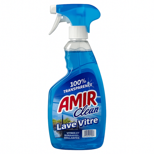Amir Clean Lave-Vitres 750 ml – Nettoyant Vitres Sans Traces