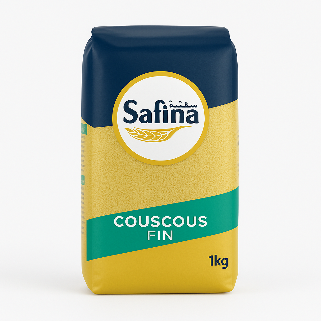 Couscous Fin SAFINA 1 kg – Couscous Algérien au Blé Dur