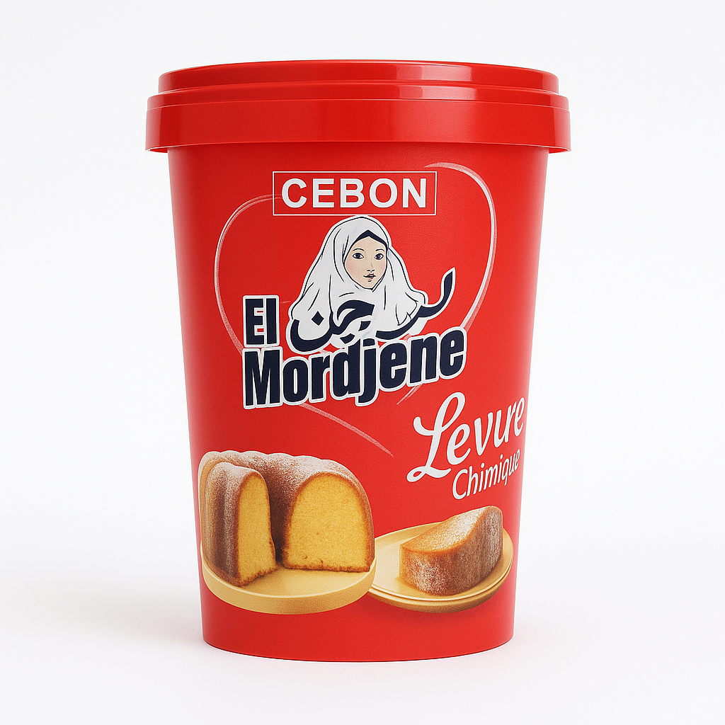 Levure Chimique El Mordjene CEBON 300 g – Poudre à Lever pour Pâtisserie