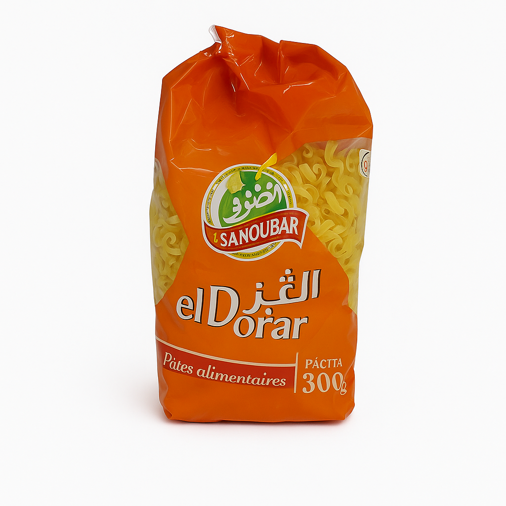 Rechta El Dorar El Sanoubar 300 g – Pâtes Traditionnelles Algériennes