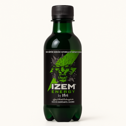 IZEM Energy Original – Boisson Énergisante Algérienne 25 cl & 33 cl