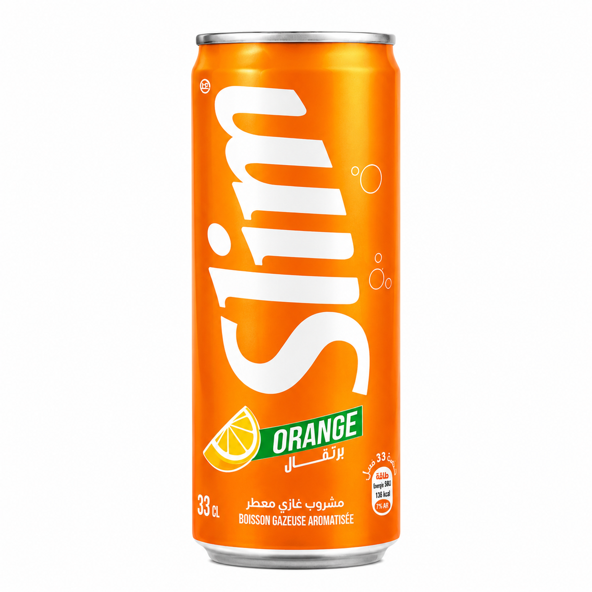 Slim Orange – Boisson gazeuse à l'orange (24 cl, 33 cl & 1 L)