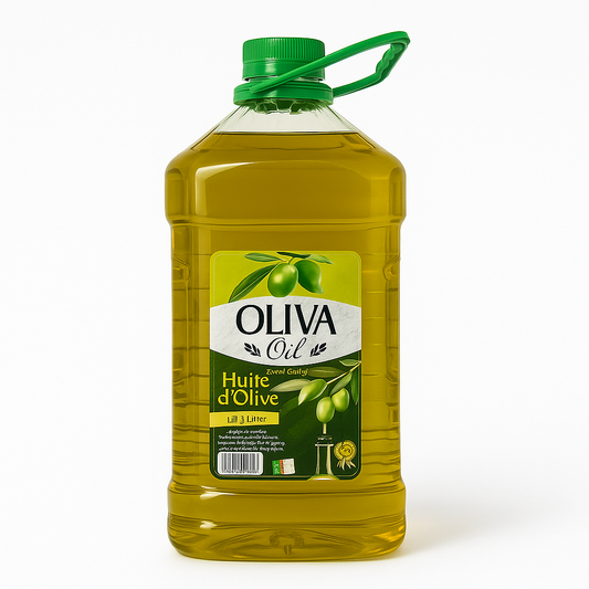 Huile d'Olive Extra Vierge OLIVA Oil 3 L – Première Pression à Froid