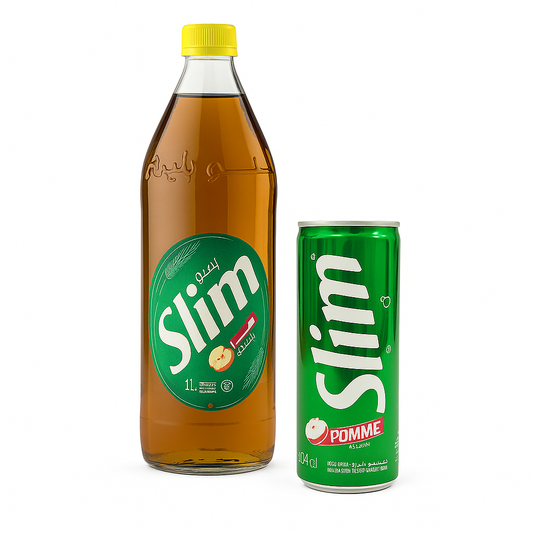 Slim Pomme 1 L – Boisson gazeuse à la pomme