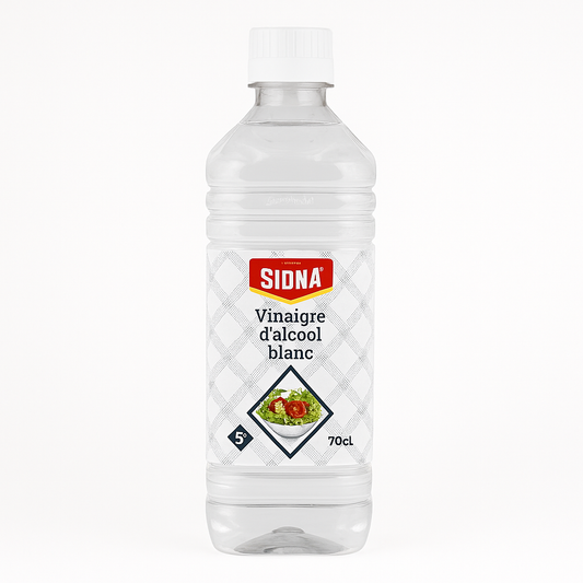 Vinaigre d'Alcool Blanc Sidna 70 cl – Vinaigre Alimentaire 5 %