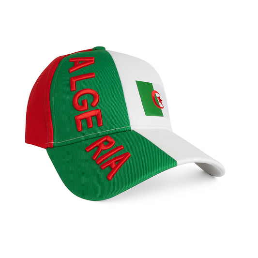 Casquette Algérie Baseball Réglable – Algeria Supporter Adulte
