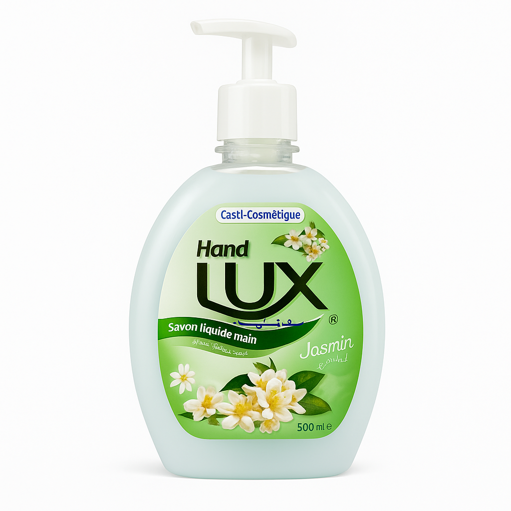 Savon Liquide Mains Hand Lux Jasmin Antibactérien 500 ml