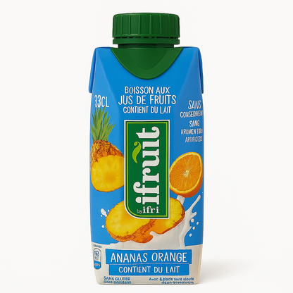 iFruit by Ifri Ananas Orange au Lait – 33 cl & 1 L