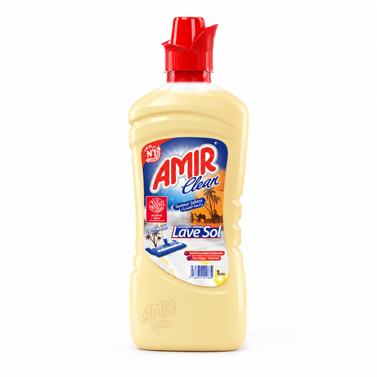 Amir Clean Sahara 1 L – nettoyant sol multi-usages algérien