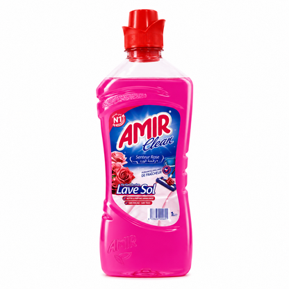 Amir Clean Rose 1 L – Lave-Sol Parfum Rose